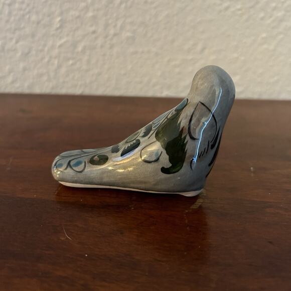 Vintage Tonala Ceramic Mexican Bird Hand Painted Beautiful Figurine Folk Art - Picture 3 of 7